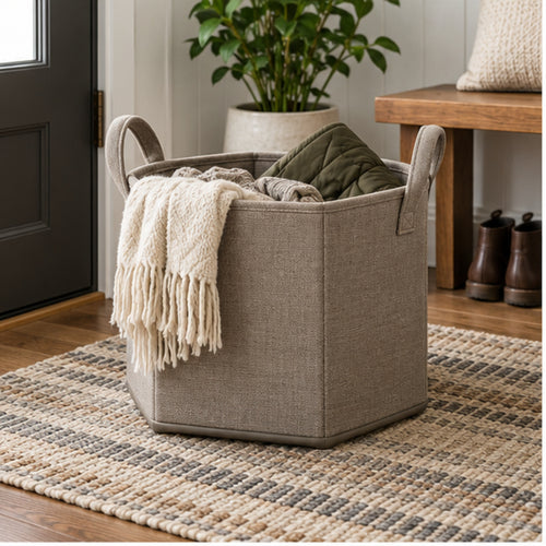 FoldHaven Entryway Storage Basket