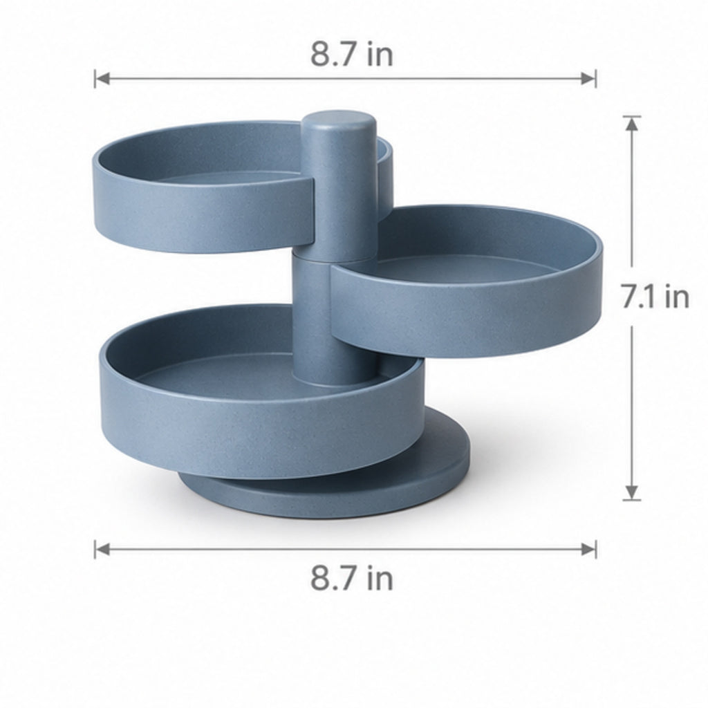 PivotNest Rotating Desk Organizer